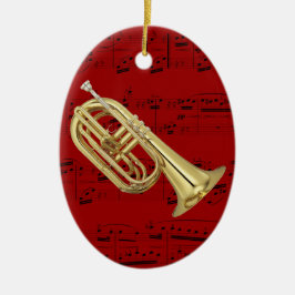 Versiering - Marching Euphonium - Kies uw kleur Keramisch Ornament