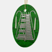 Versiering - Marching Glockenspiel - Kies uw kleur Keramisch Ornament (Links)