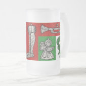 versiering matglas bierpul (Voorkant rechts)