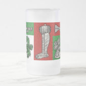 versiering matglas bierpul (Center)