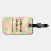 Versiering met appels bagagelabel (Achterkant horizontaal)