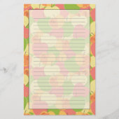 Versiering met appels briefpapier (Voorkant)