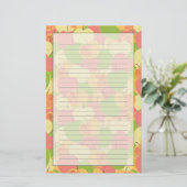 Versiering met appels briefpapier (Staand voorkant)