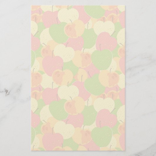 Versiering met appels briefpapier (Voorkant)