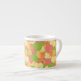 Versiering met appels espresso kop