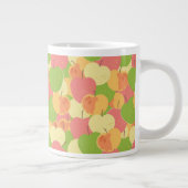 Versiering met appels grote koffiekop (Rechts)