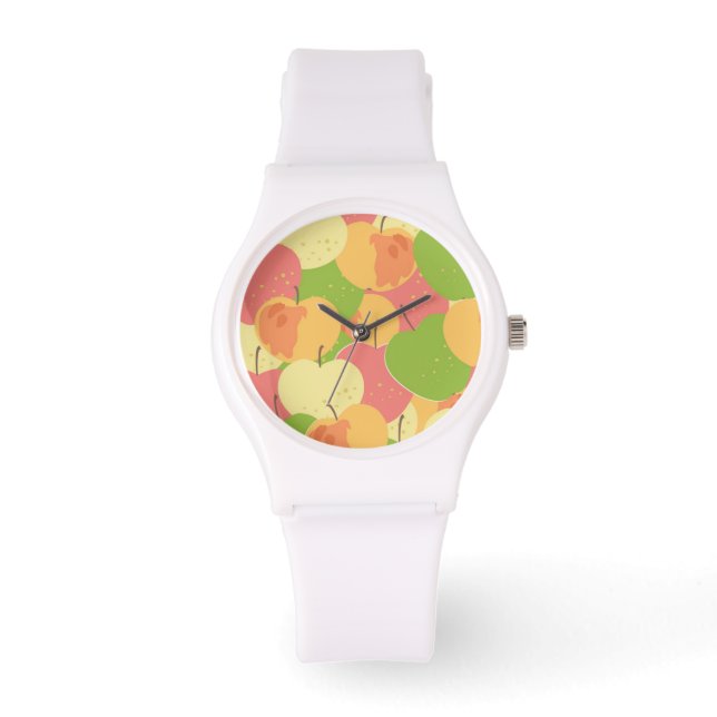 Versiering met appels horloge (Voorkant)