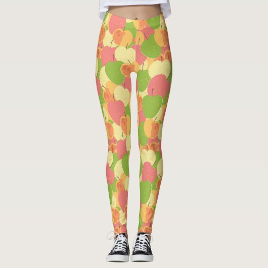 Versiering met appels leggings (Voorkant)