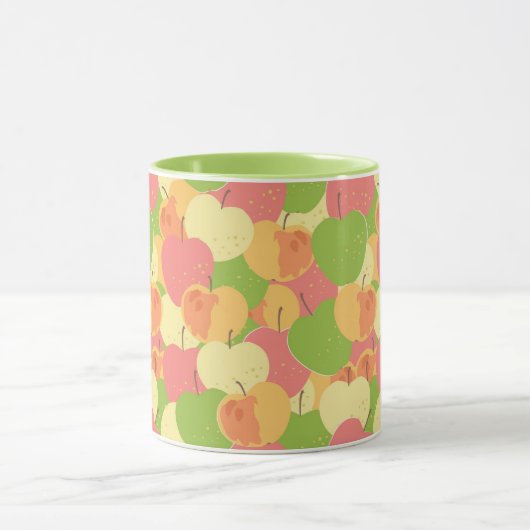 Versiering met appels mok (Midden)