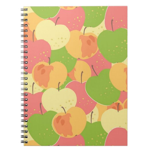 Versiering met appels notitieboek (Voorkant)