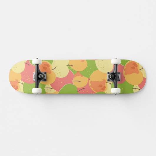 Versiering met appels persoonlijk skateboard (Horizontaal)