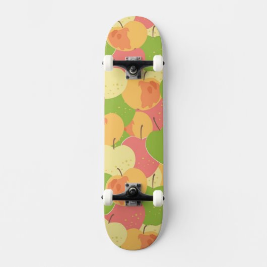 Versiering met appels persoonlijk skateboard (Voorkant)