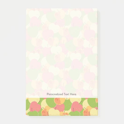 Versiering met appels post-it® notes (Voorkant)