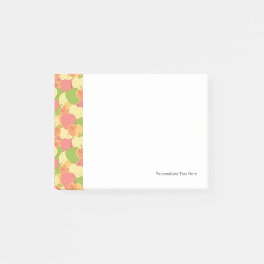 Versiering met appels post-it® notes (Voorkant)