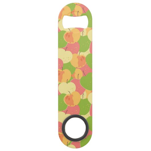 Versiering met appels speed flessenopener (Voorkant)