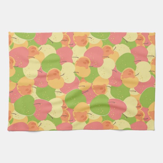 Versiering met appels theedoek (Horizontaal)