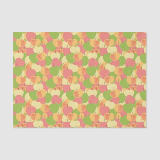 Versiering met appels tissuepapier (Voorkant)