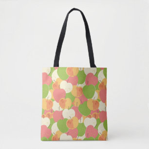 Versiering met appels tote bag