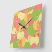 Versiering met appels vierkante klok (Hoek)