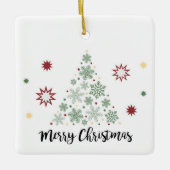 Versiering met de zoete kerstboom keramisch ornament (Voorkant)