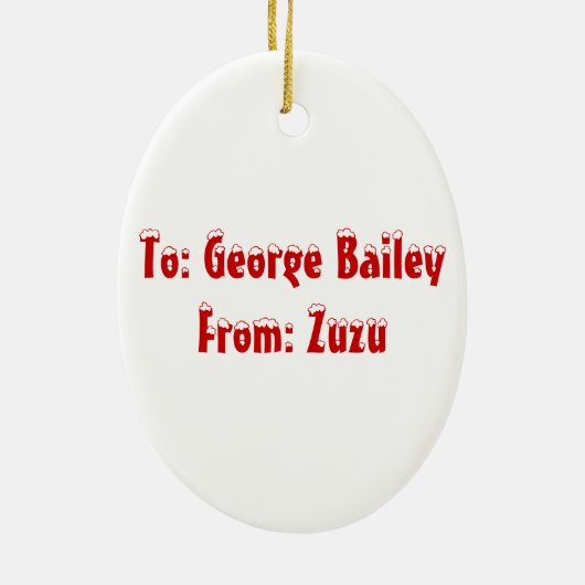  versiering met kerstlampjes keramisch ornament (Achterkant)