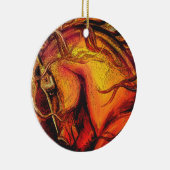 Versiering met meerdere kleuren keramisch ornament (Rechts)