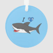 Versiering met schattig ontwerp van haaien ornament (achterkant)