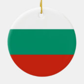 Versiering met vlag van Bulgarije Keramisch Ornament (Achterkant)
