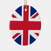Versiering met vlag van het Verenigd Koninkrijk Keramisch Ornament (Rechts)