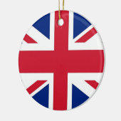 Versiering met vlag van het Verenigd Koninkrijk Keramisch Ornament (Links)