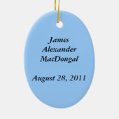 Versiering - Nieuw stuk van het familiepuzzel (bla Keramisch Ornament (Achterkant)