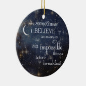 Versiering onmogelijke dingen keramisch ornament (Rechts)