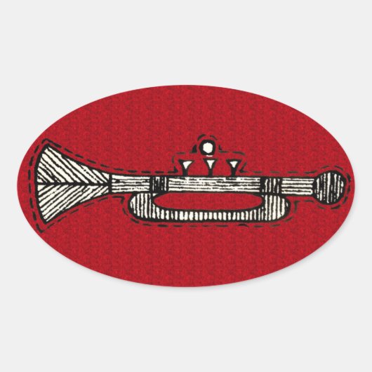 versiering ovale sticker (Voorkant)