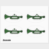 versiering ovale sticker (Vel)