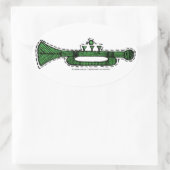 versiering ovale sticker (Tas)