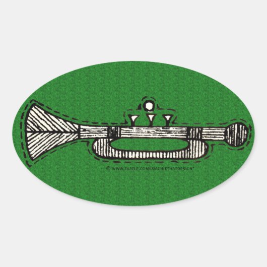  versiering ovale sticker (Voorkant)