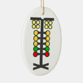 Versiering racestructuur slepen keramisch ornament (Rechts)