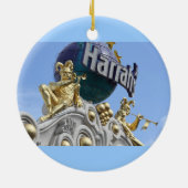 Versiering, rond, Vegas # 1 Keramisch Ornament (Achterkant)