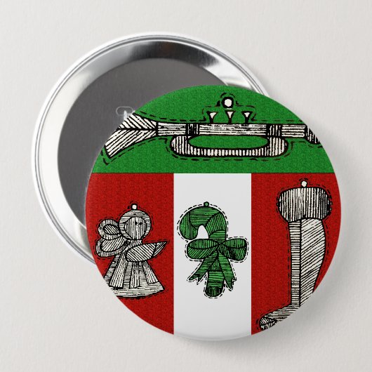  versiering ronde button 4,0 cm (Voorkant /achterkant)