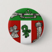  versiering ronde button 5,7 cm (Voorkant)