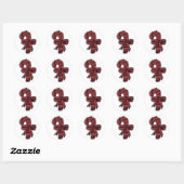 versiering ronde sticker (Vel)