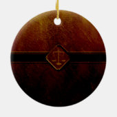 versiering | Schalen van het recht Keramisch Ornament (Achterkant)