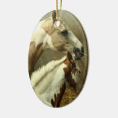 Versiering schilderpaard keramisch ornament (Links)