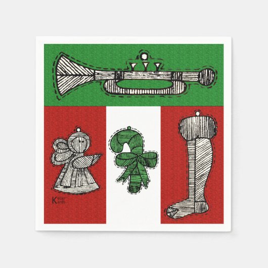  versiering servetten (Voorkant)