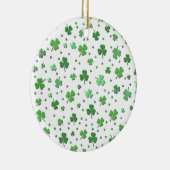 Versiering - Showers of Shamrocks - St Patrick's D Keramisch Ornament (Rechts)