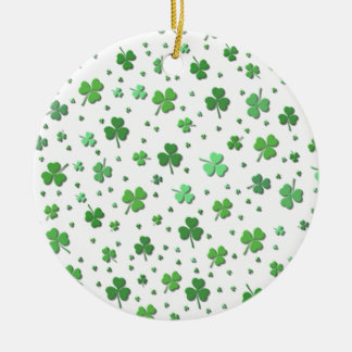 Versiering - Showers of Shamrocks - St Patrick's D Keramisch Ornament