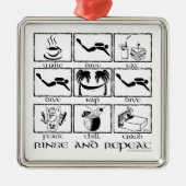 Versiering spoelen en herhalen metalen ornament (Voorkant)