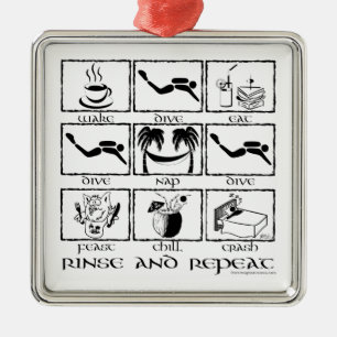 Versiering spoelen en herhalen metalen ornament