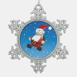 versiering tin sneeuwvlok ornament