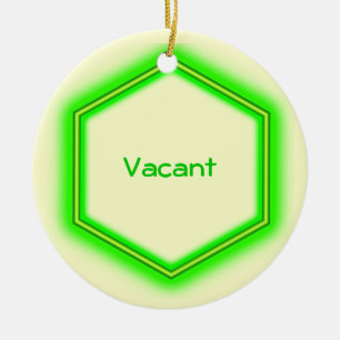 Versiering - Vacanct of Bezet Keramisch Ornament